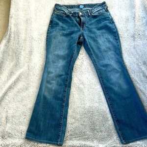 Eddie Bauer Women’s Curvy boot cut jeans.